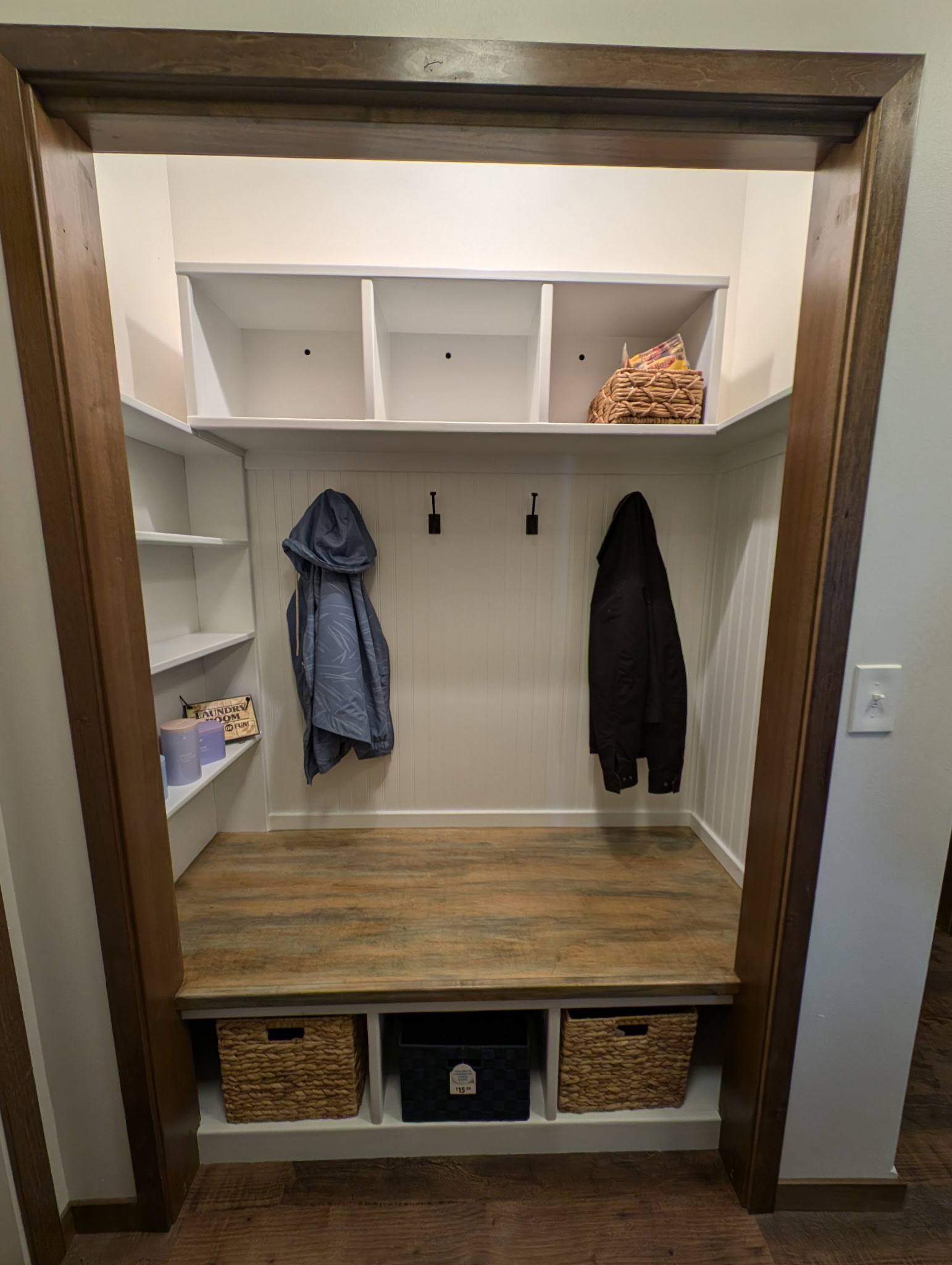 Closet installation